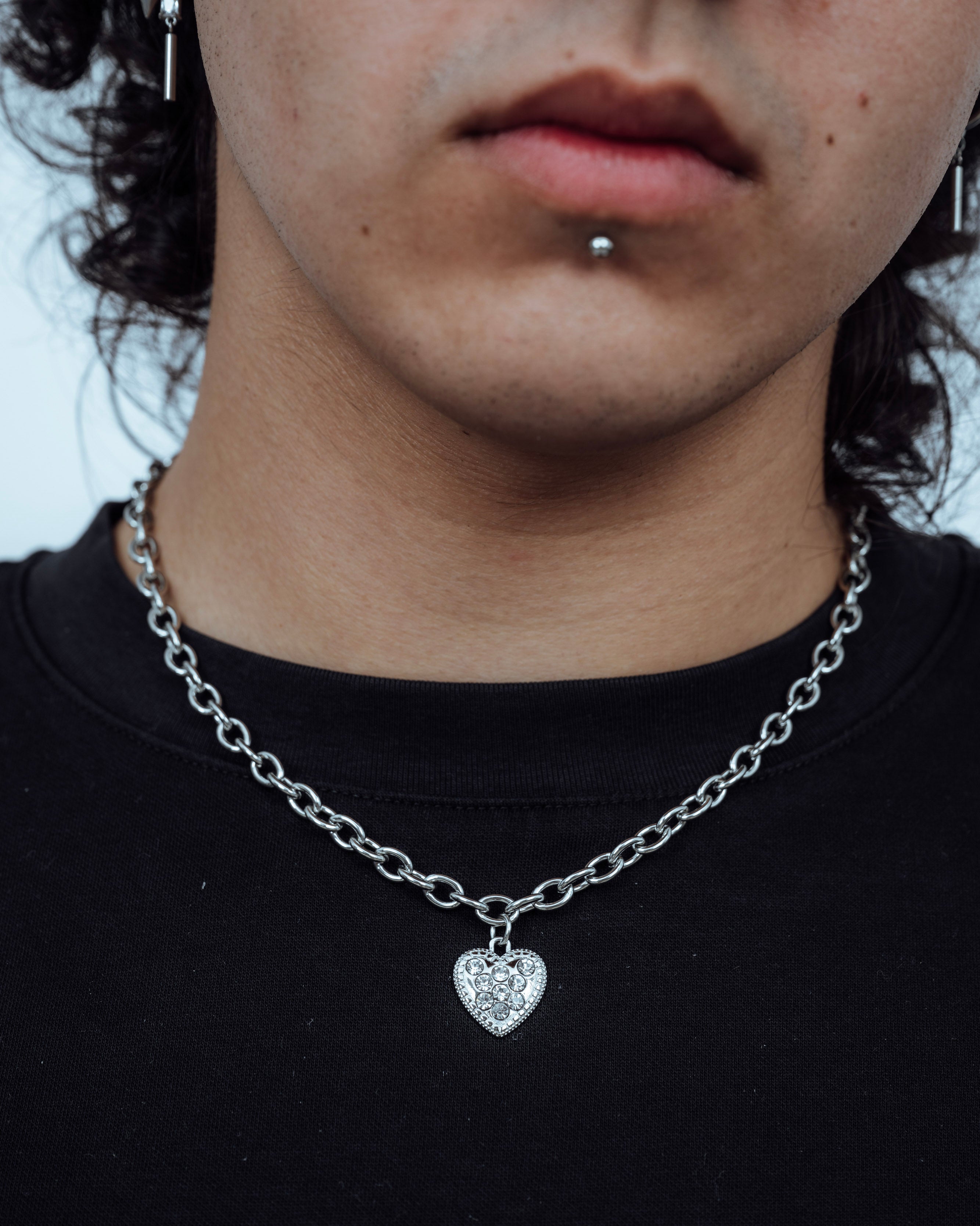 Iced Out Sweetheart Choker