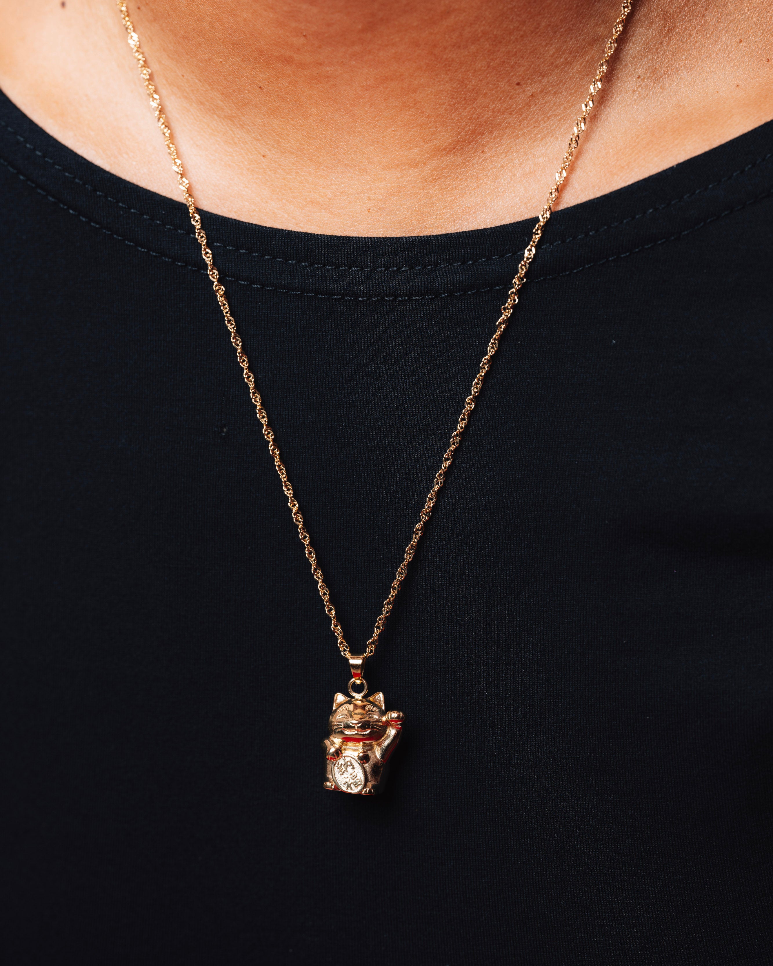 Lucky Cat Happiness Necklace