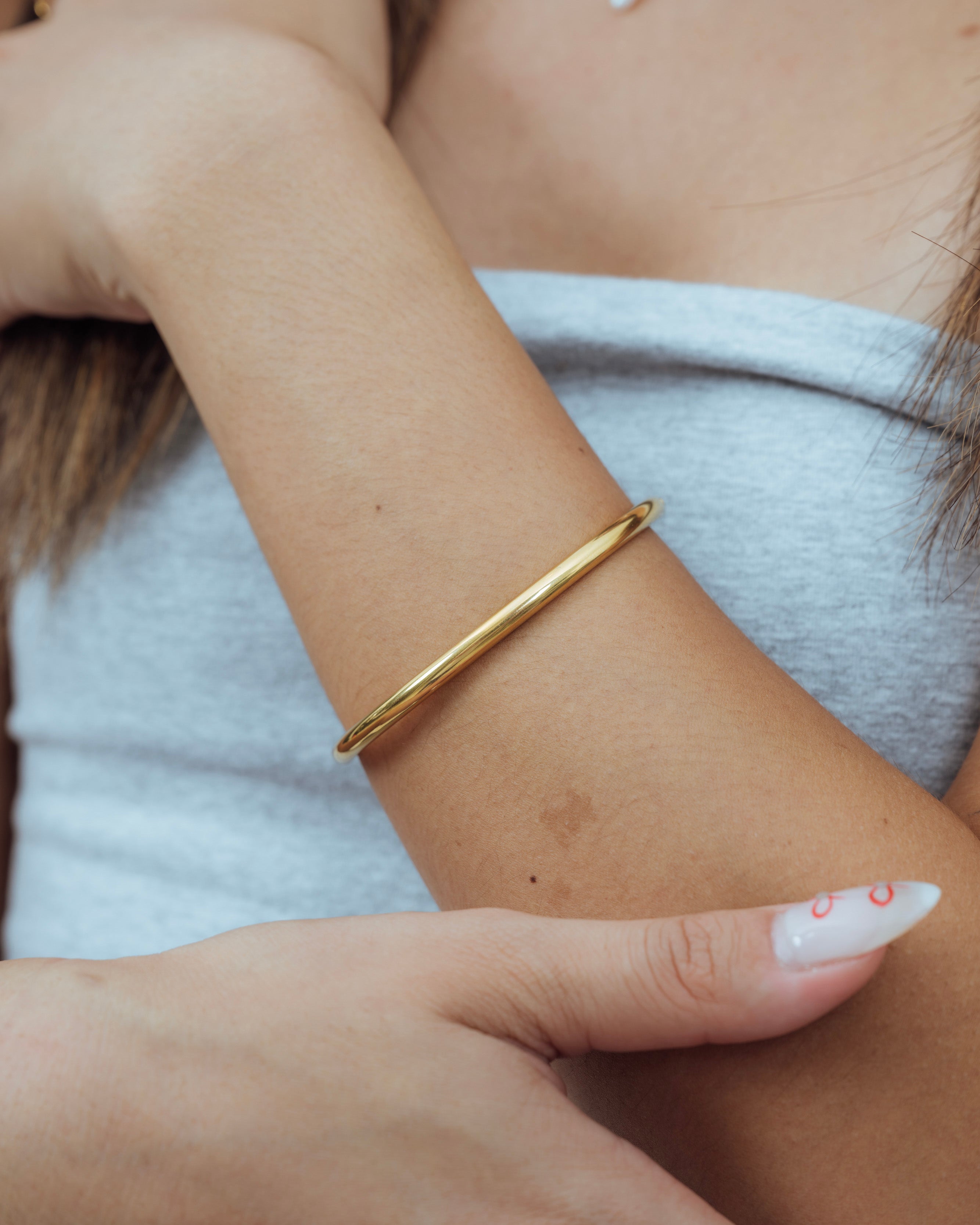 Everyday Stackable Halo Bangle