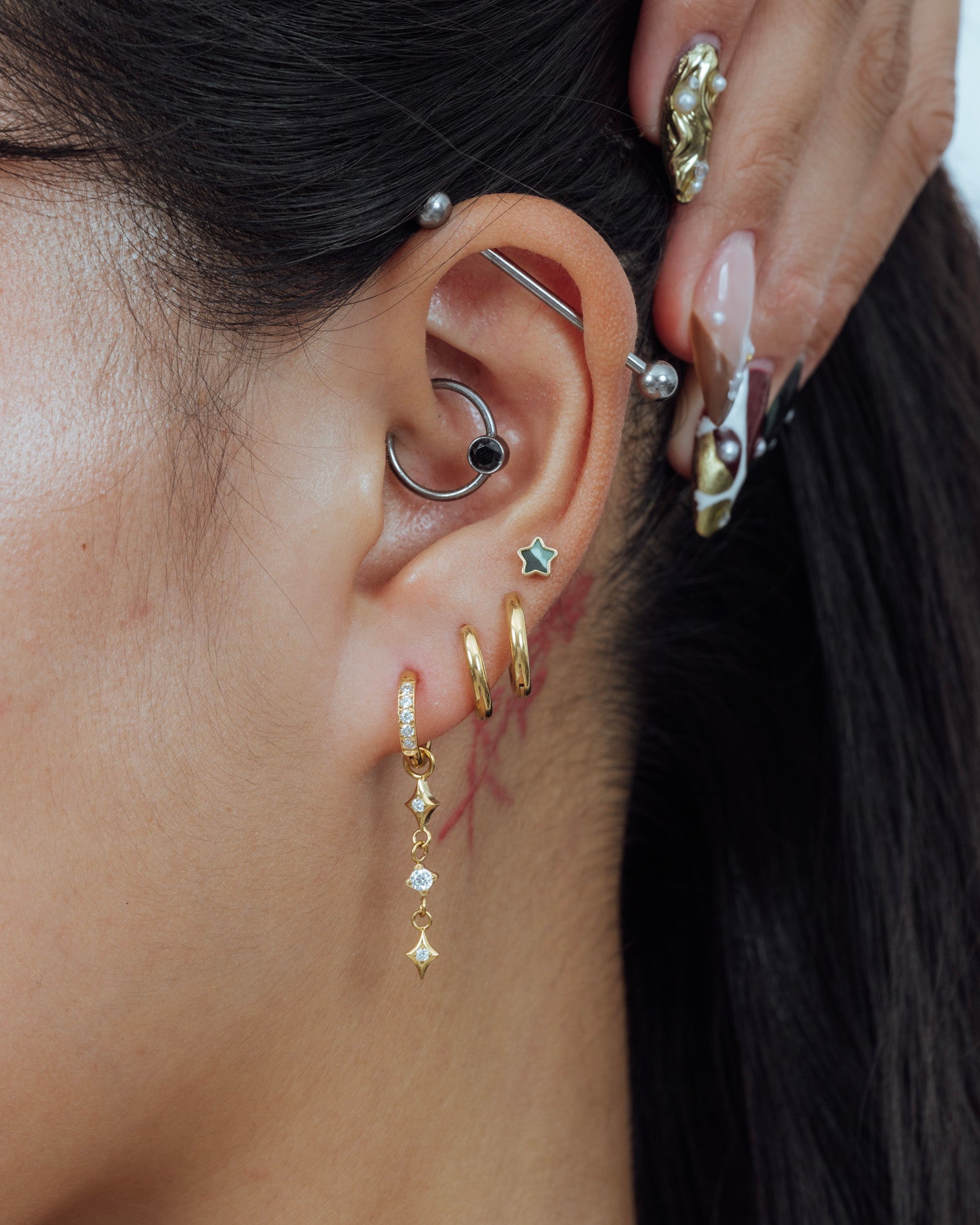 Starburst Diamond Charm