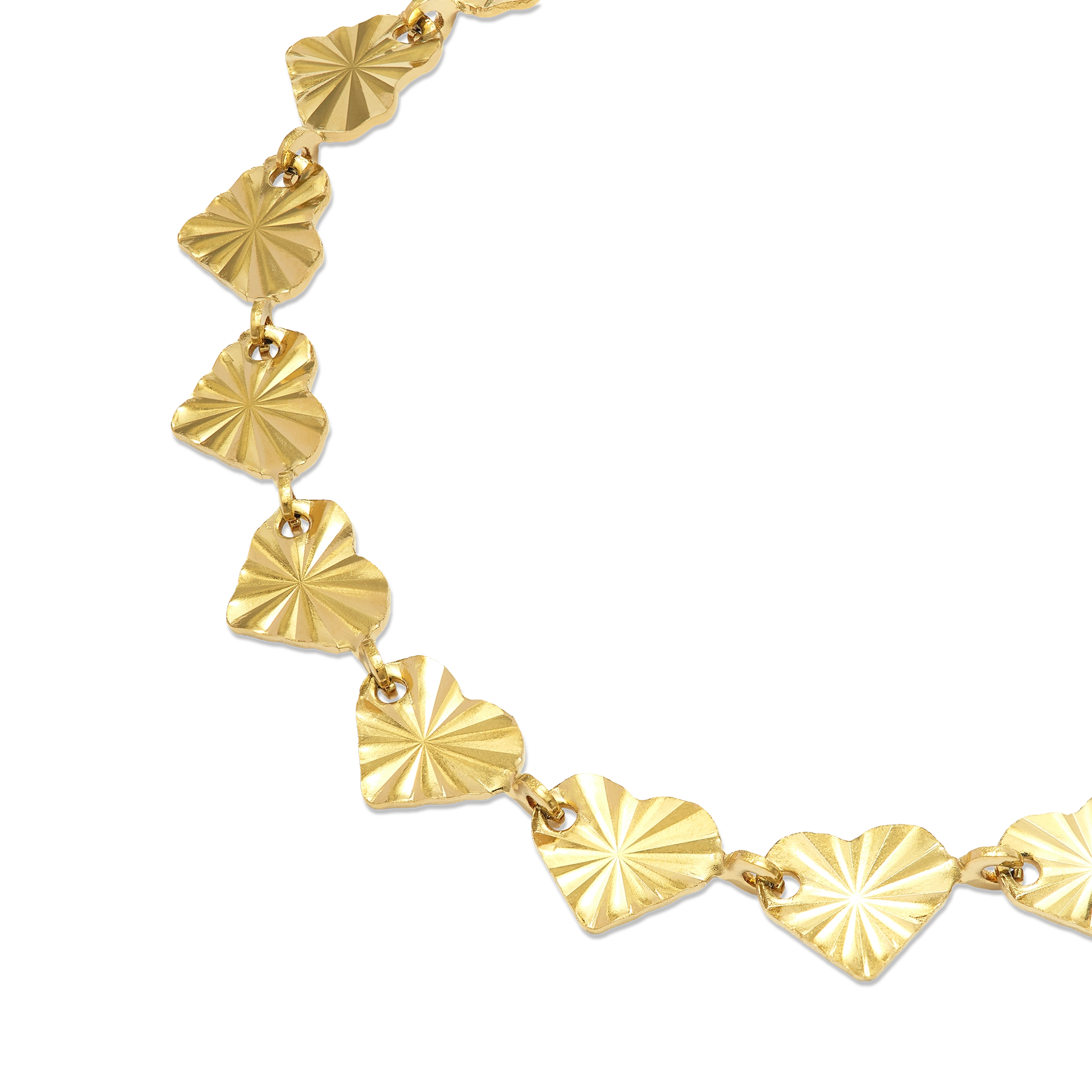 Starlight Heart Chain Bracelet