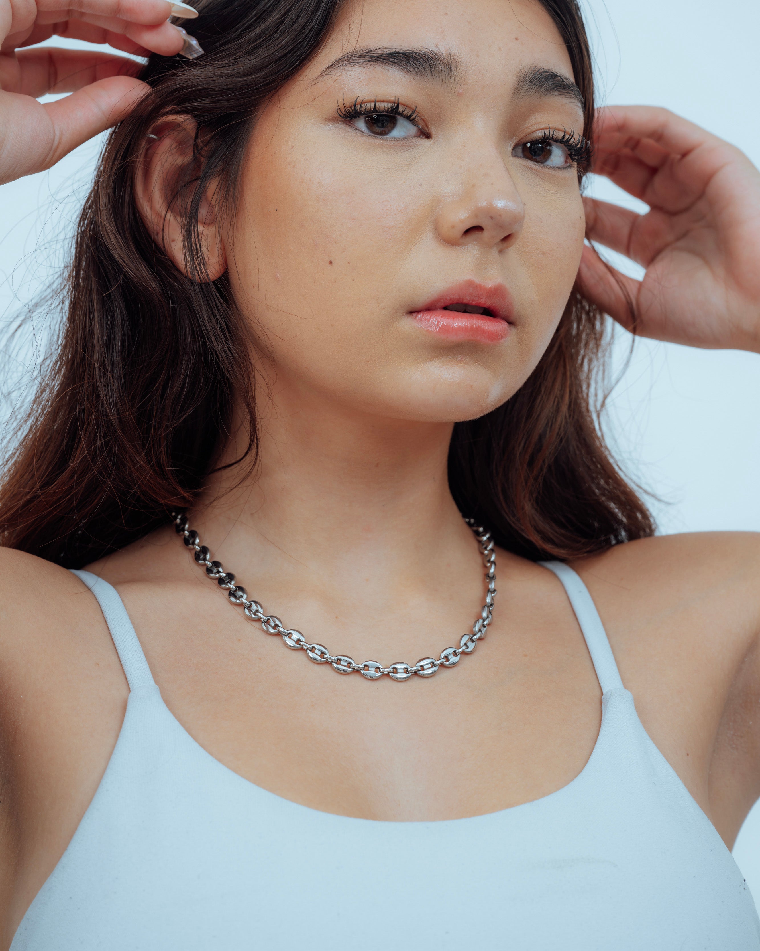 Puffy Coffee Bean Chain