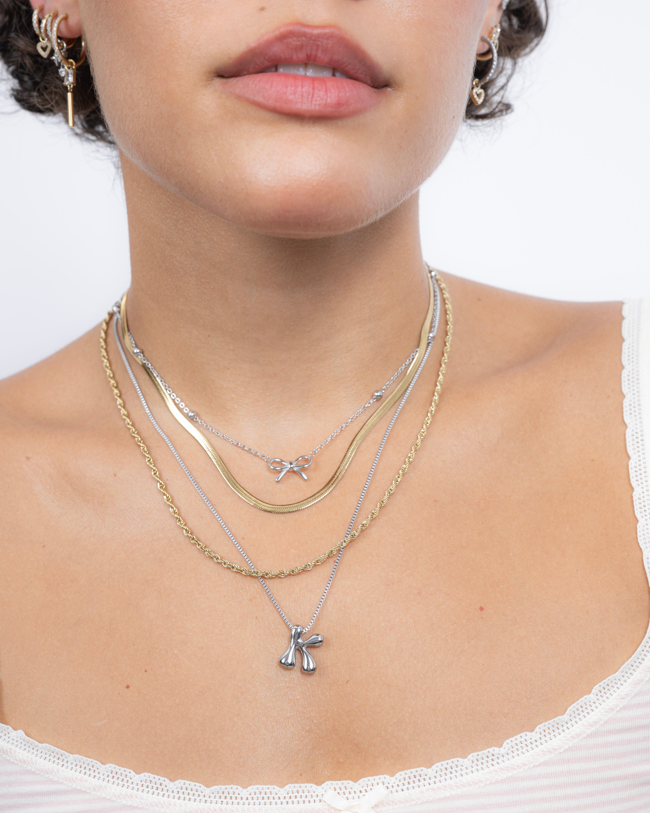 Bubble Letter Necklace