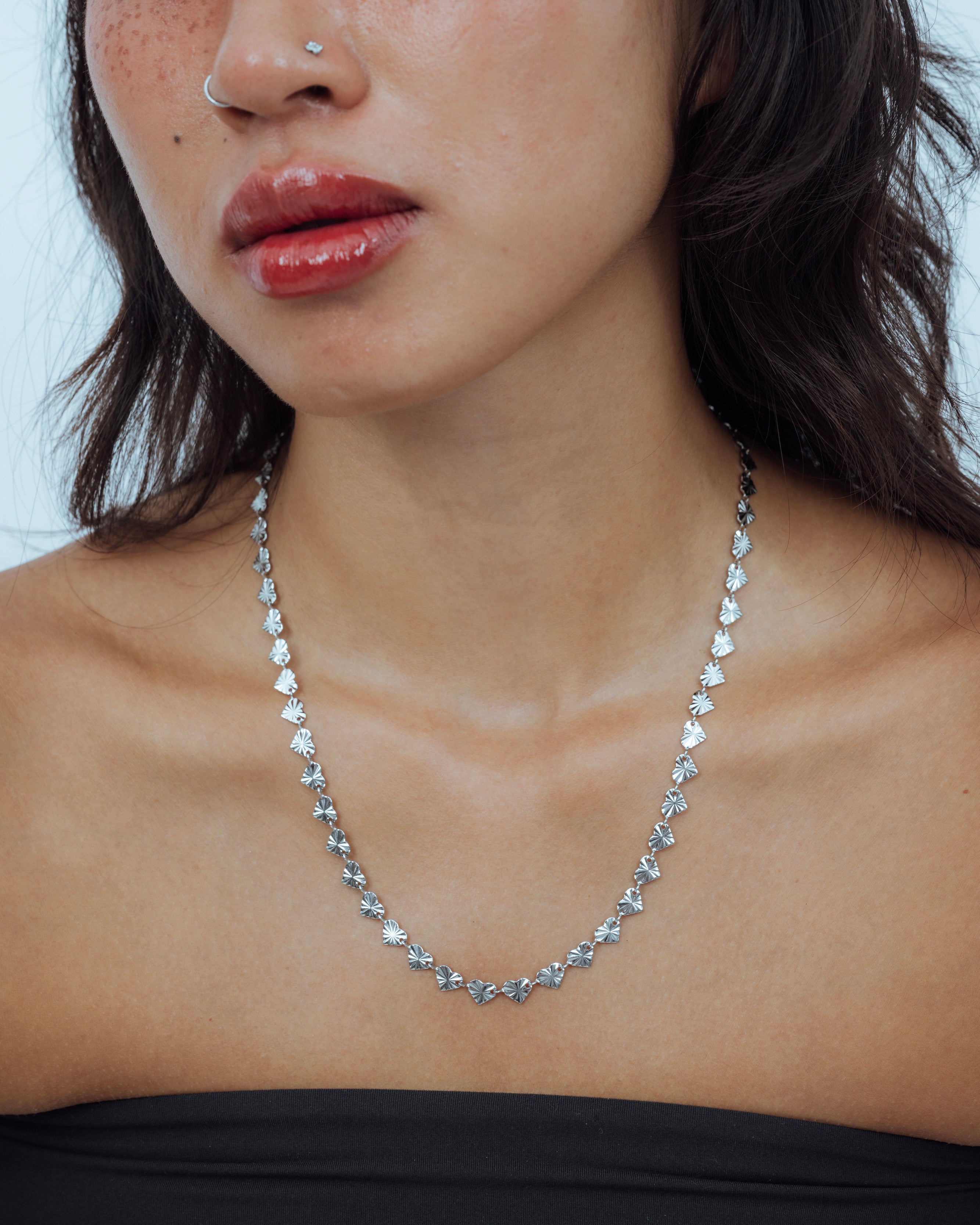 Starlight Heart Chain Necklace