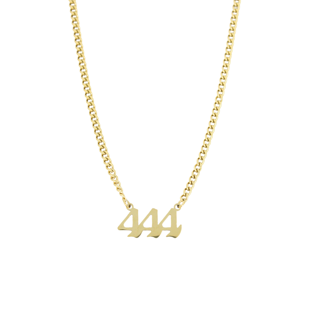 Angel Number Cuban Necklace