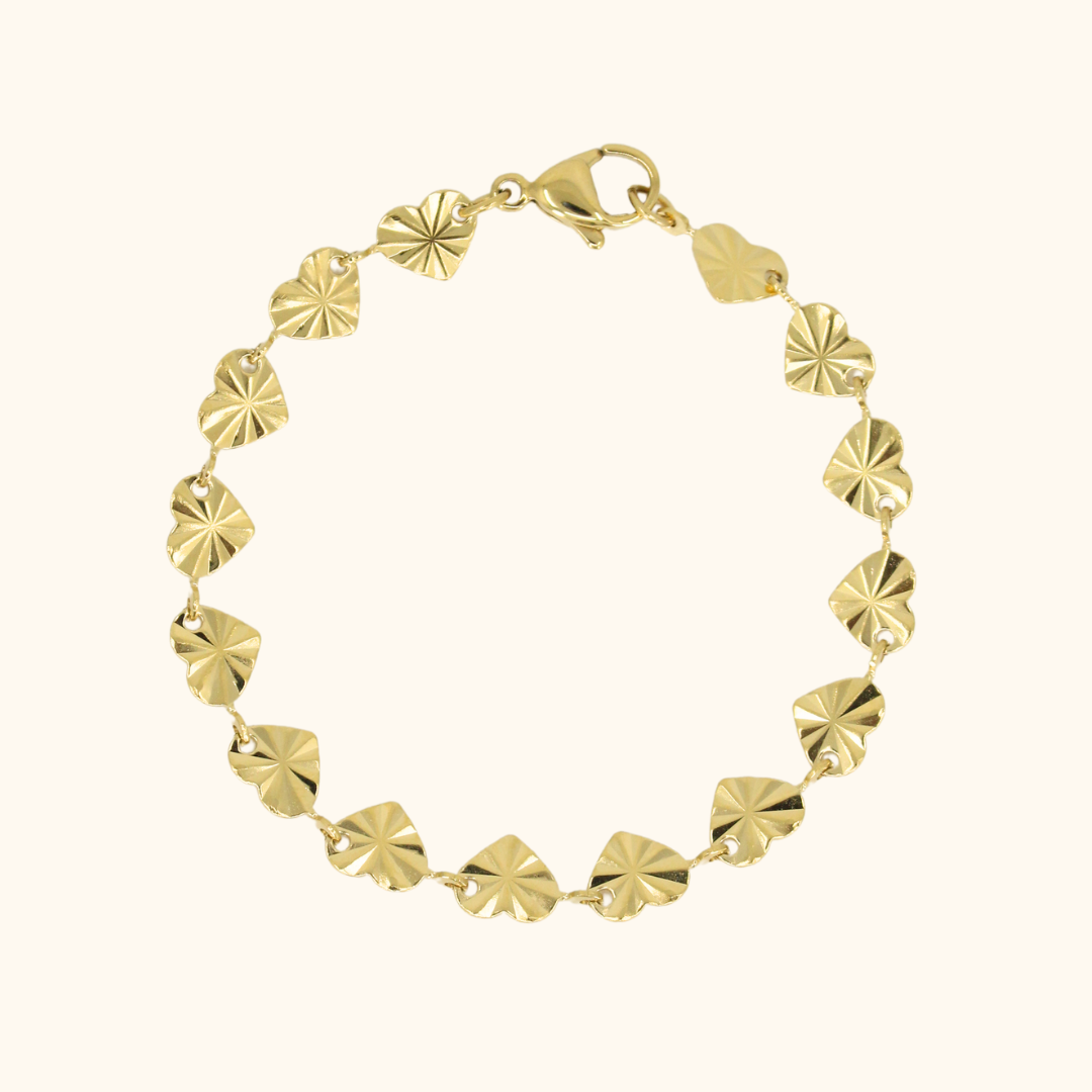 Starlight Heart Chain Bracelet