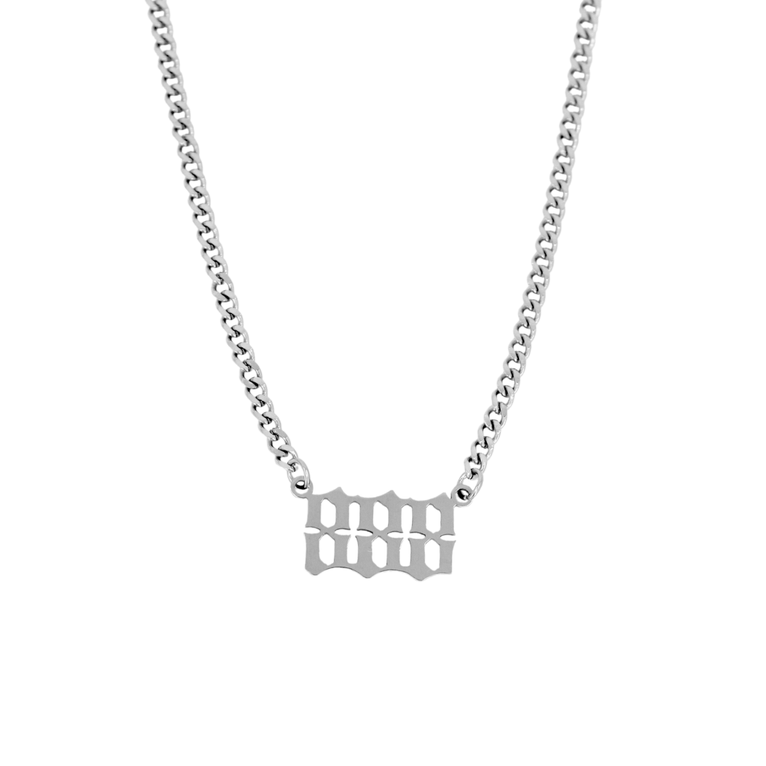 Angel Number Cuban Necklace