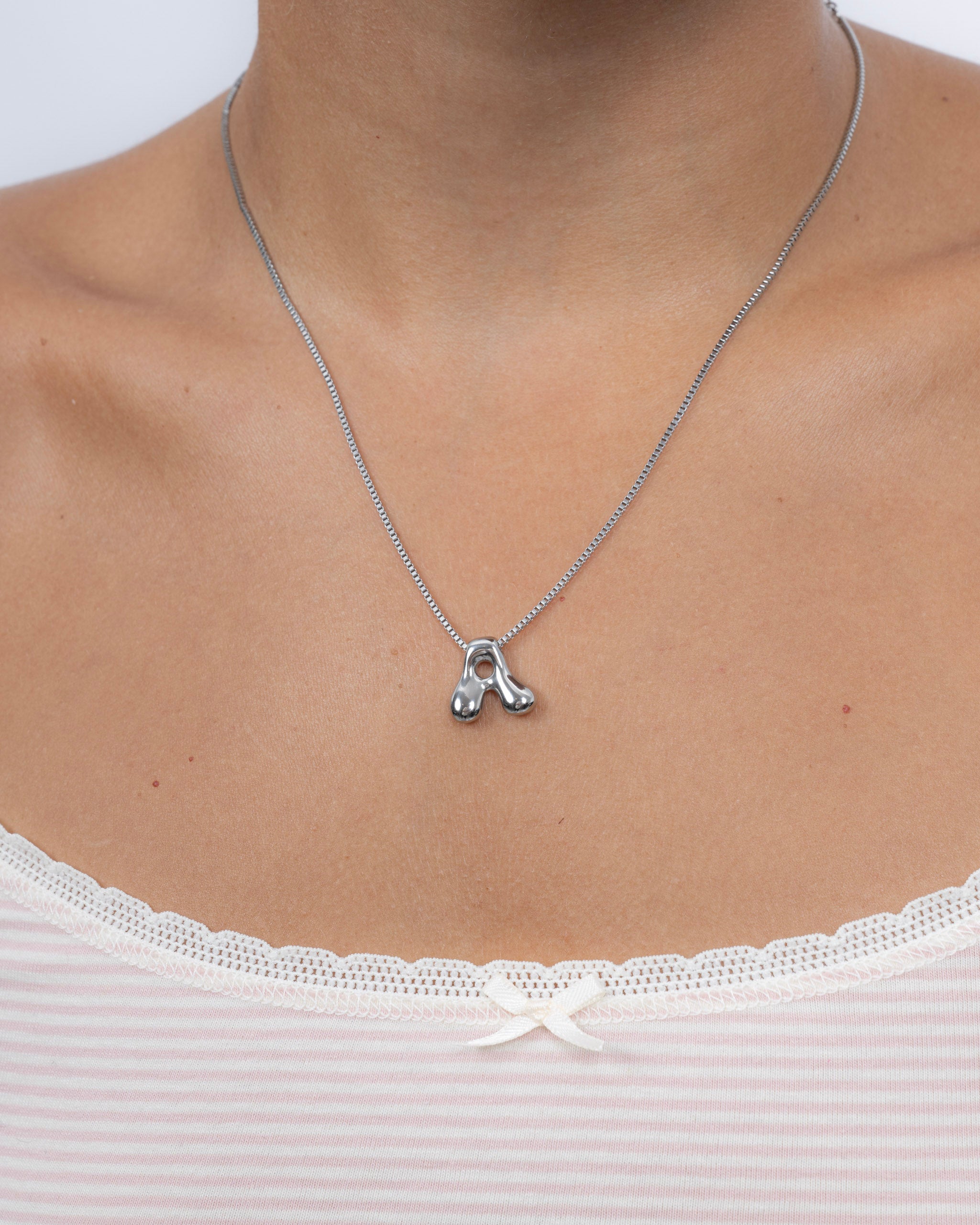 Bubble Letter Necklace
