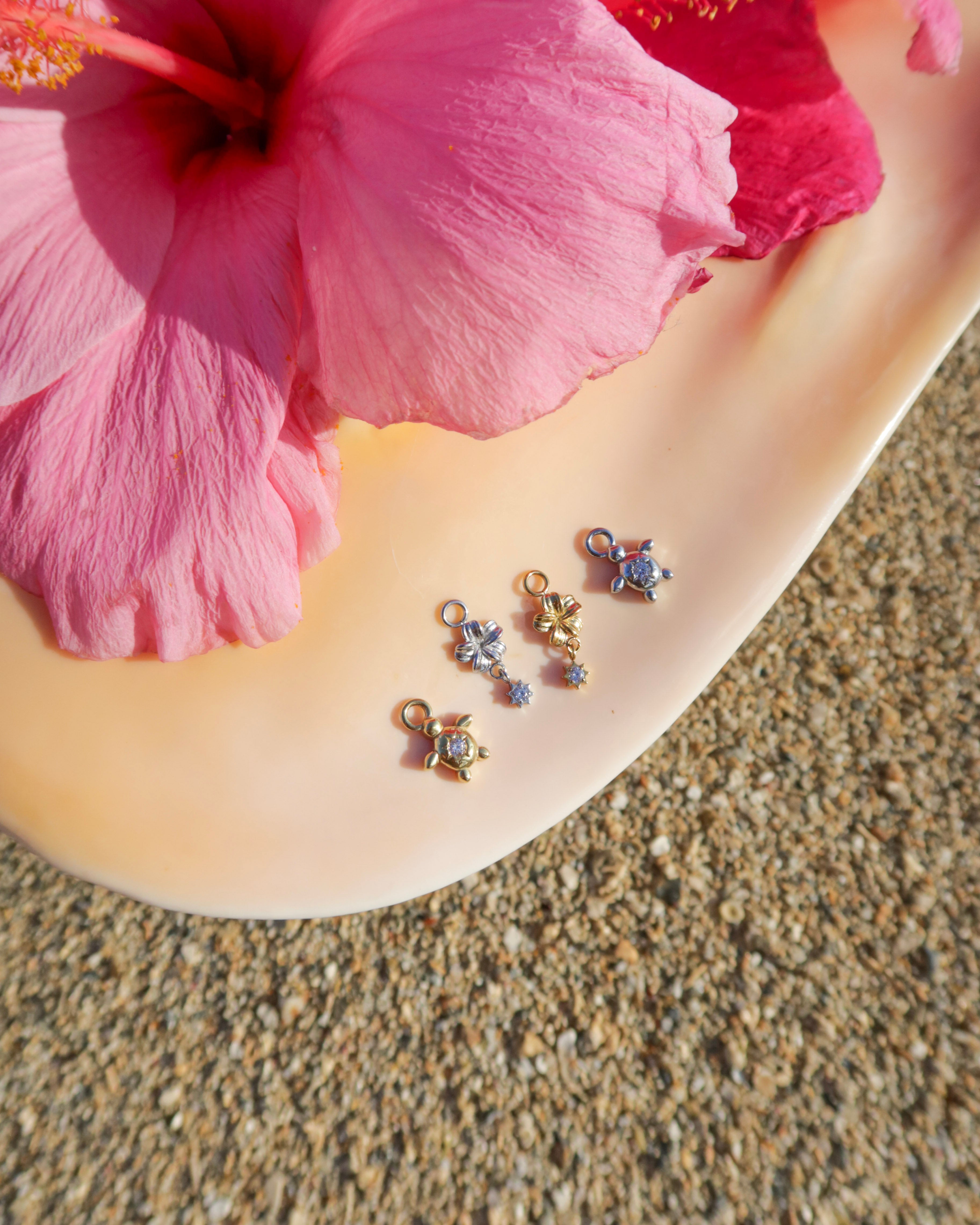 Sunrise Turtle Charm