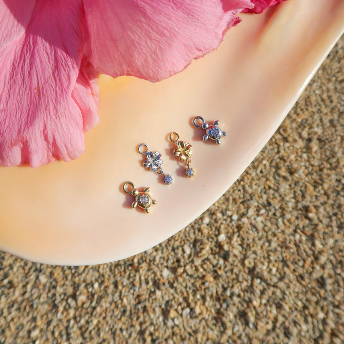 Plumeria Earring Charm
