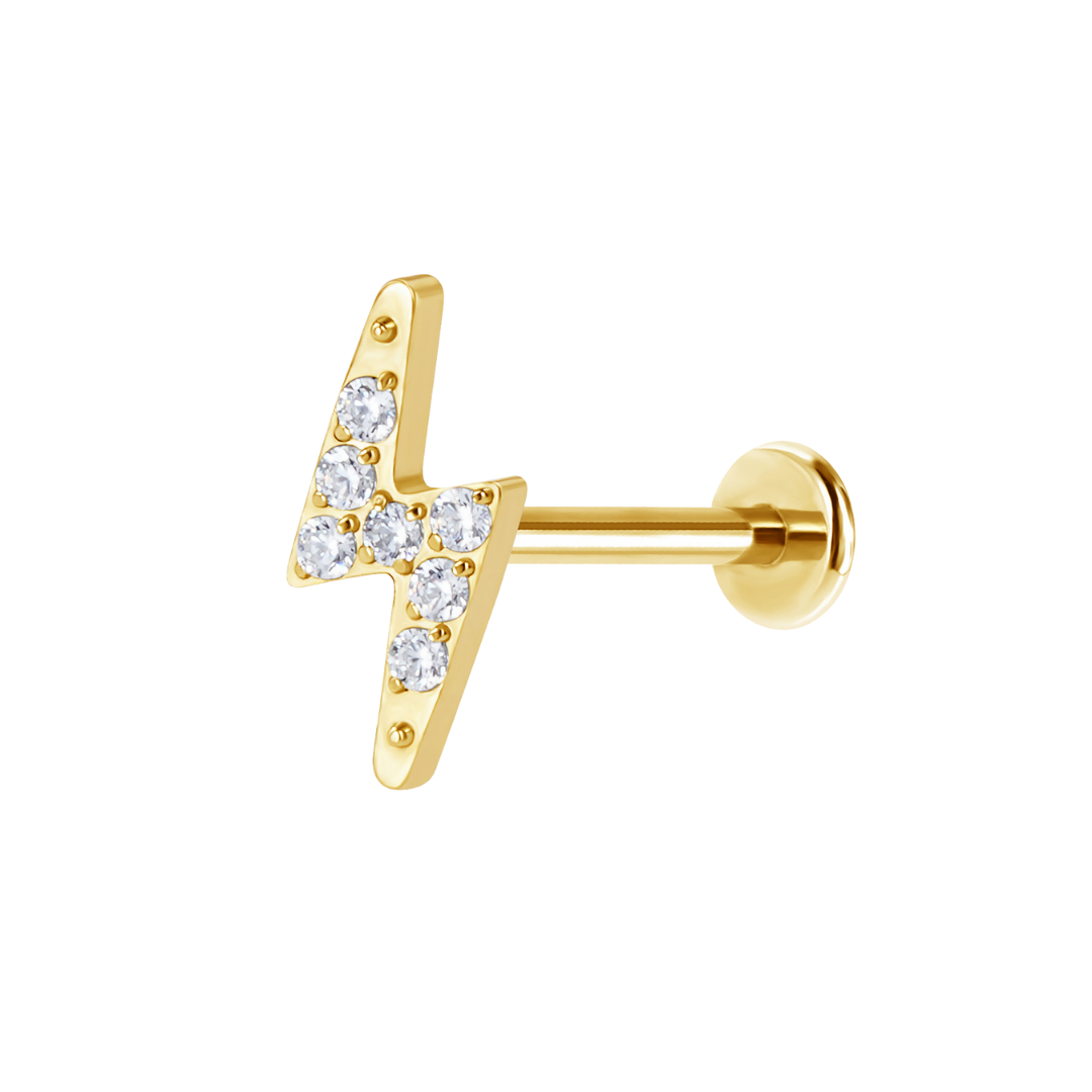 Lightning Flatback Stud