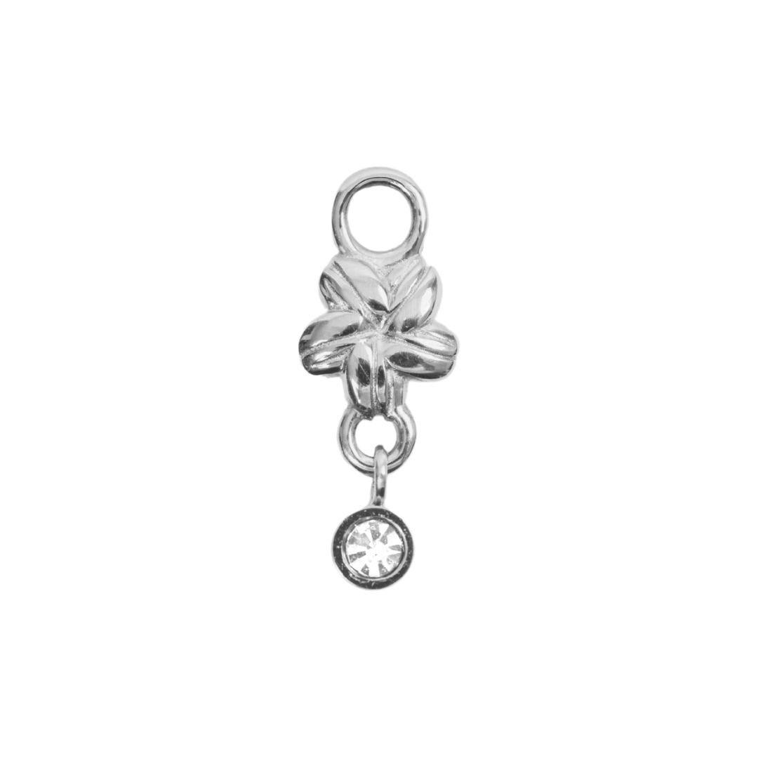 Cowrie Plumeria Charm