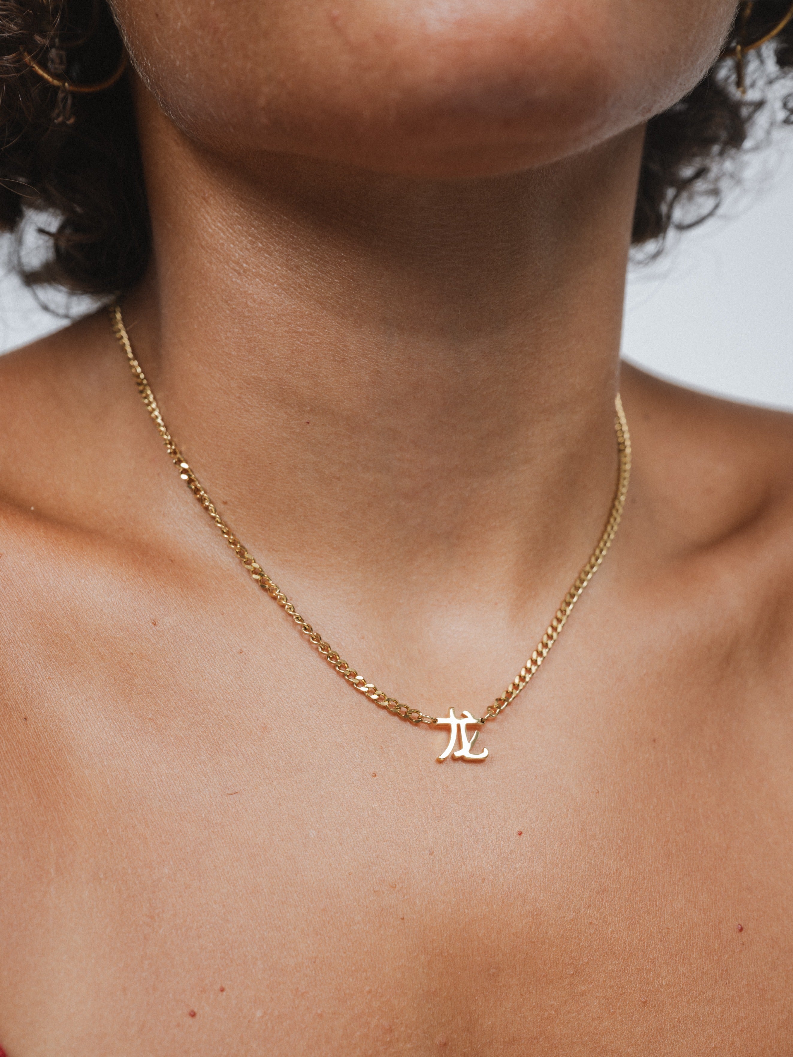 Chinese Zodiac Cuban Necklace