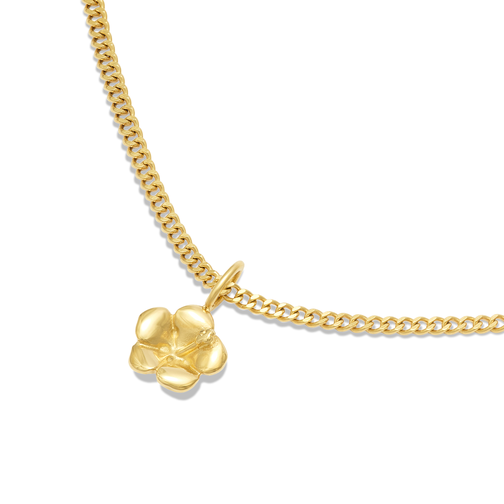Hibiscus Necklace Charm