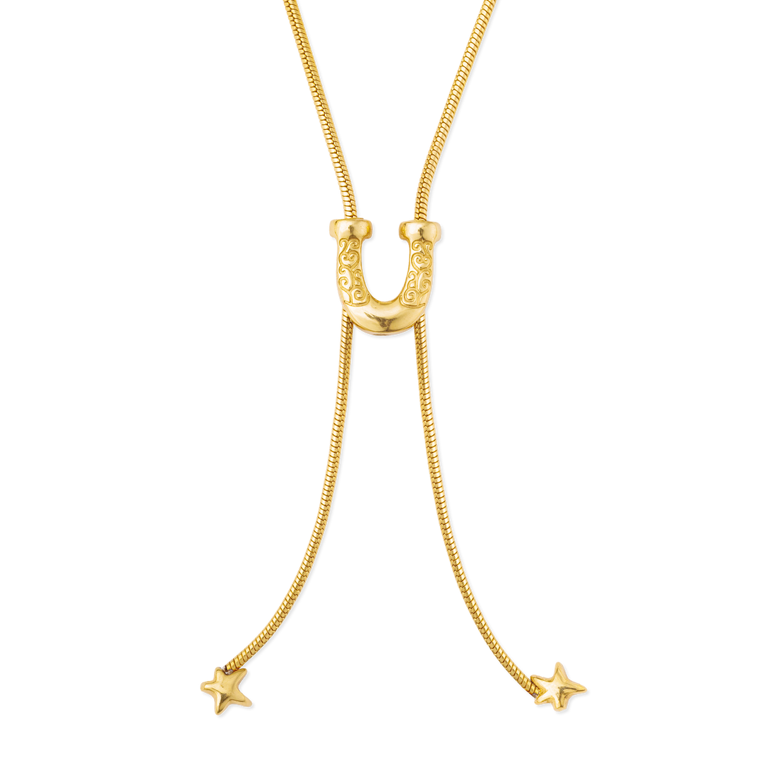 Horseshoe Lariat Necklace