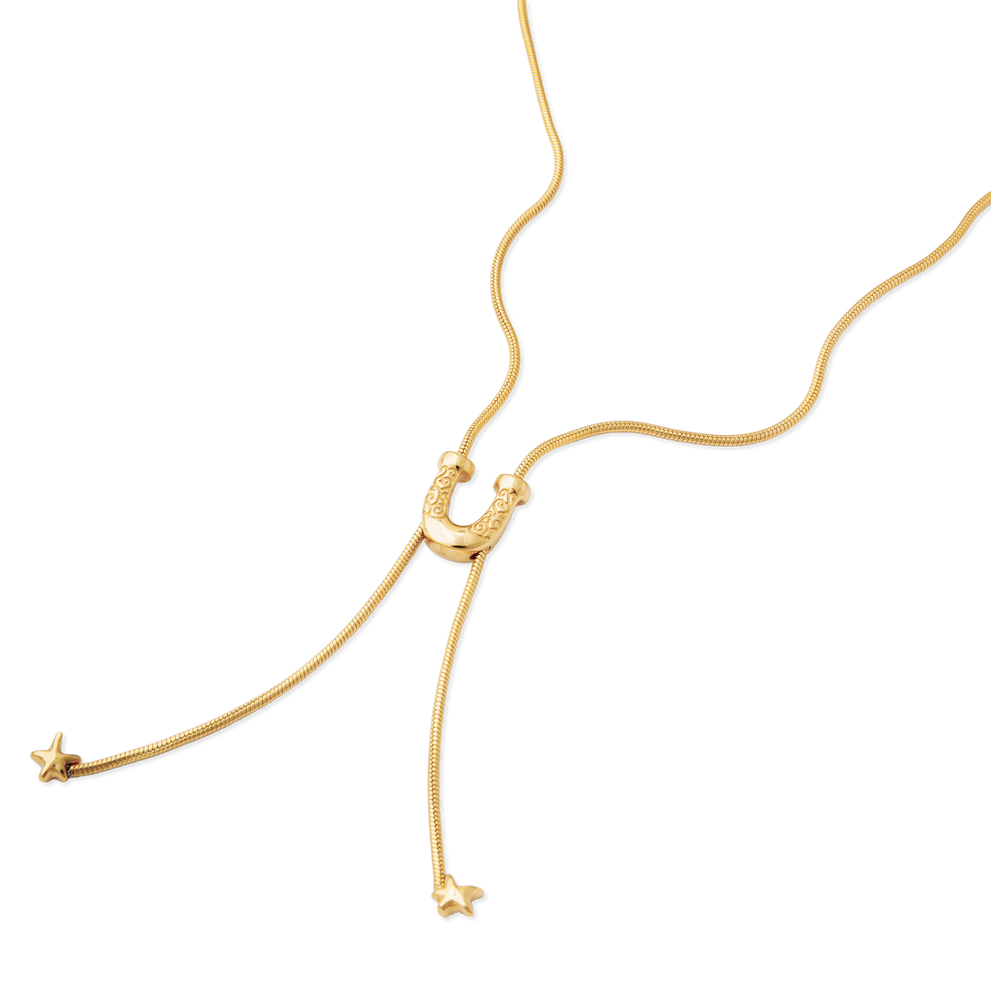 Horseshoe Lariat Necklace