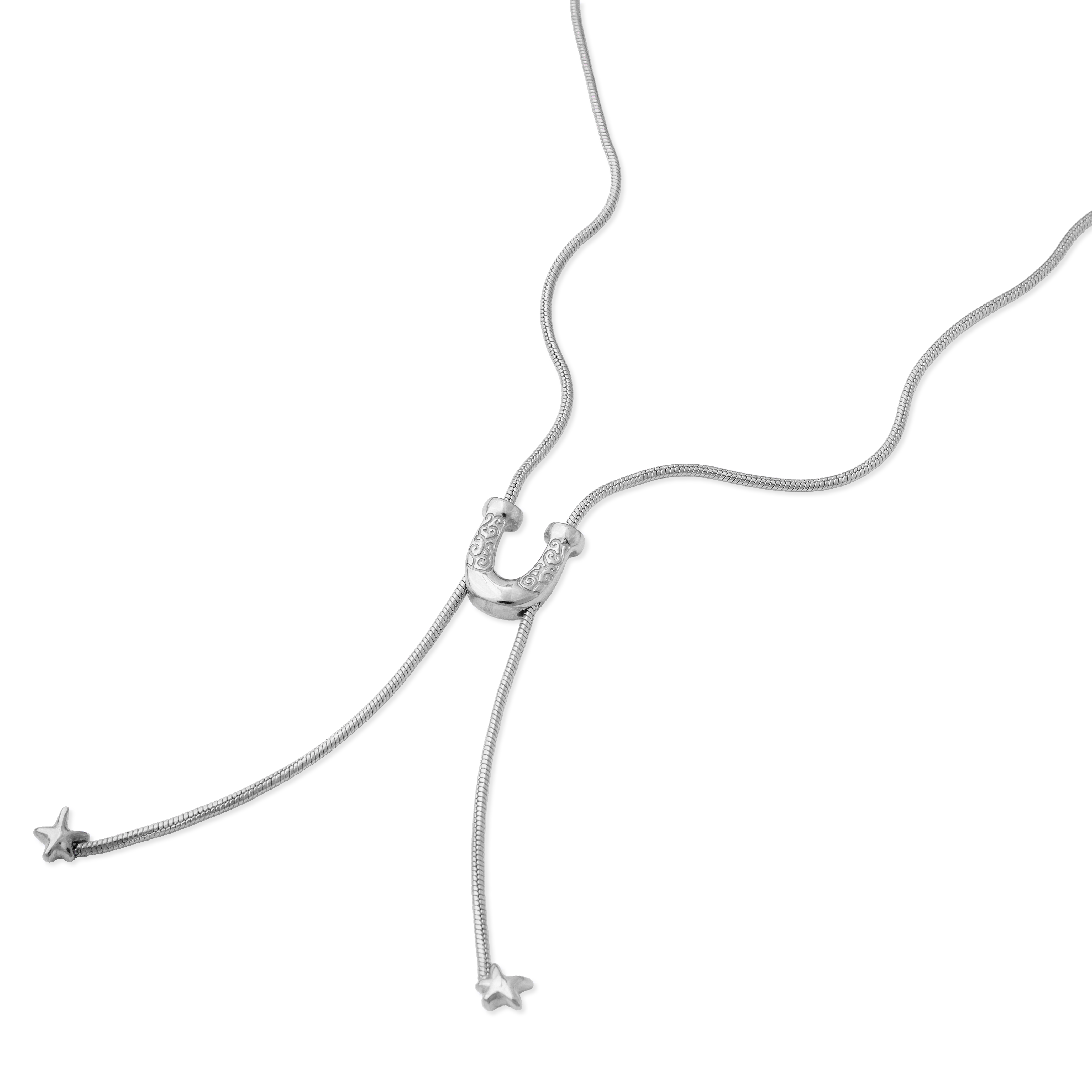 Horseshoe Lariat Necklace