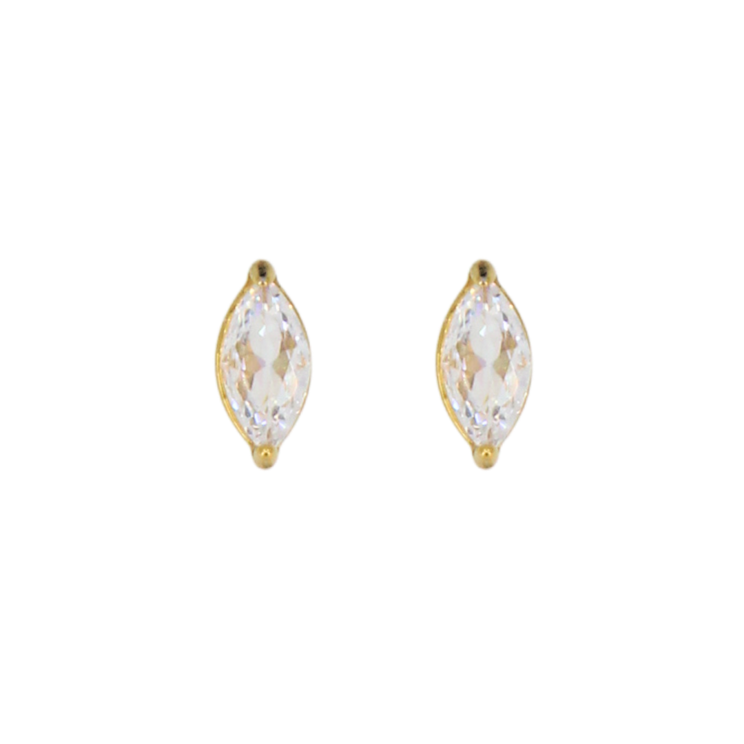 Marquise Diamond Stud