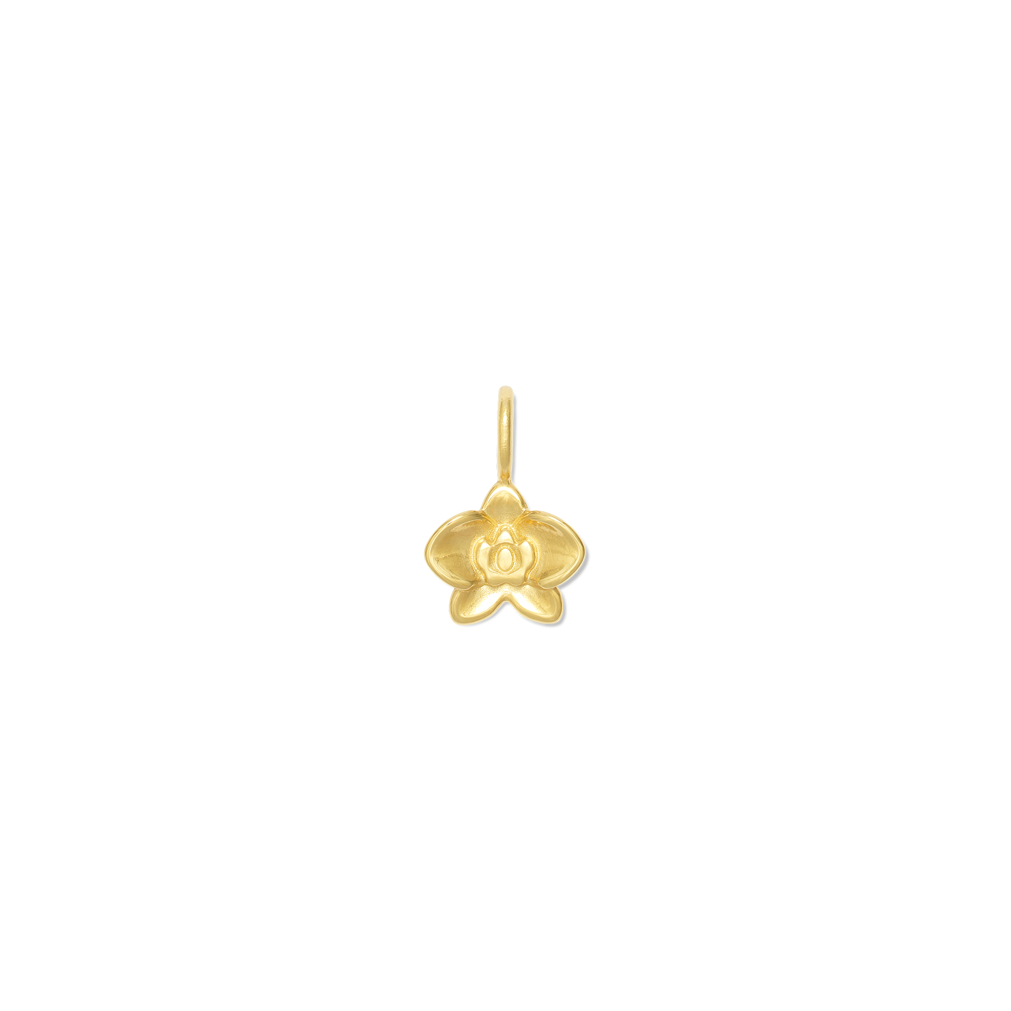Orchid Necklace Charm