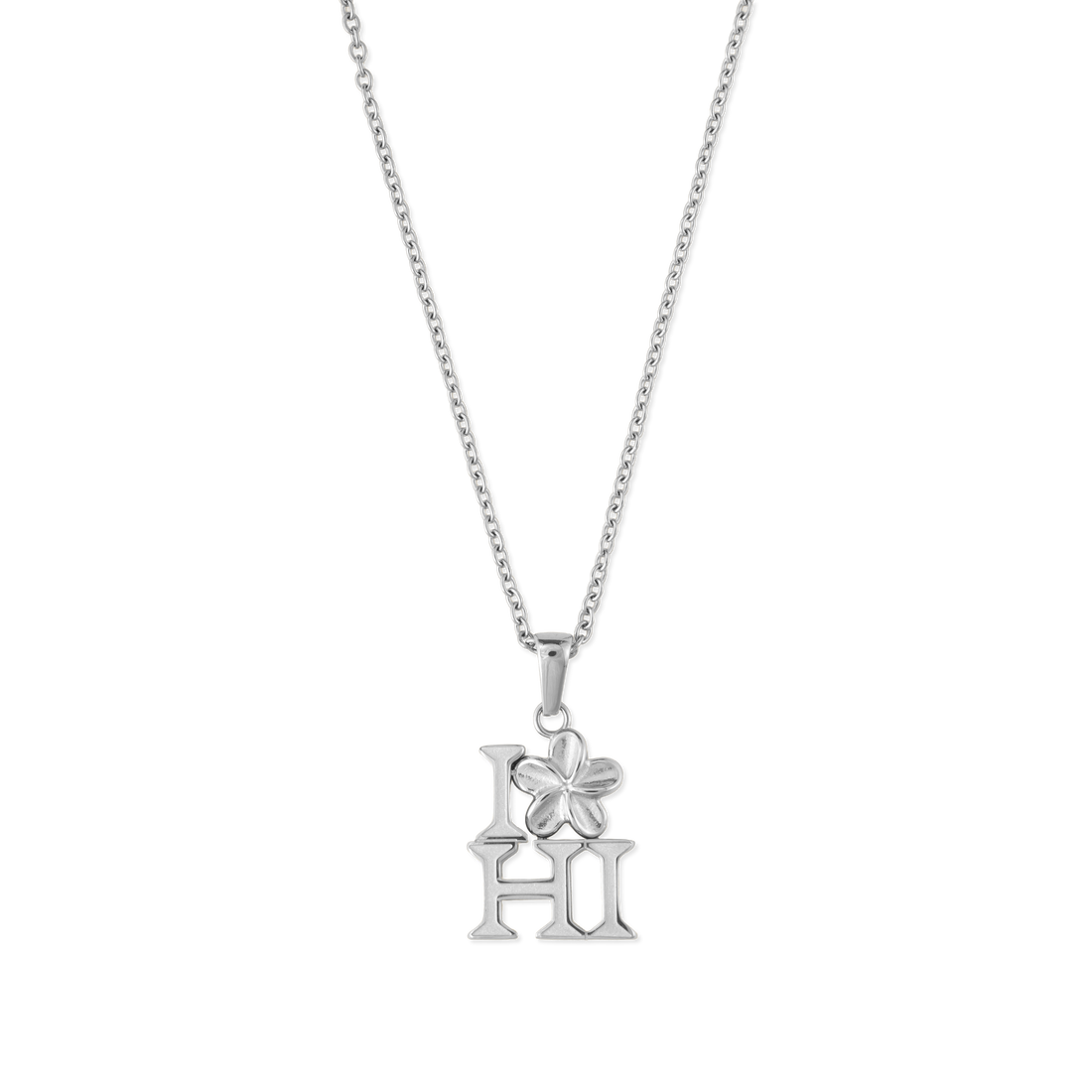 Plumeria Hawai'i Necklace (Silver)
