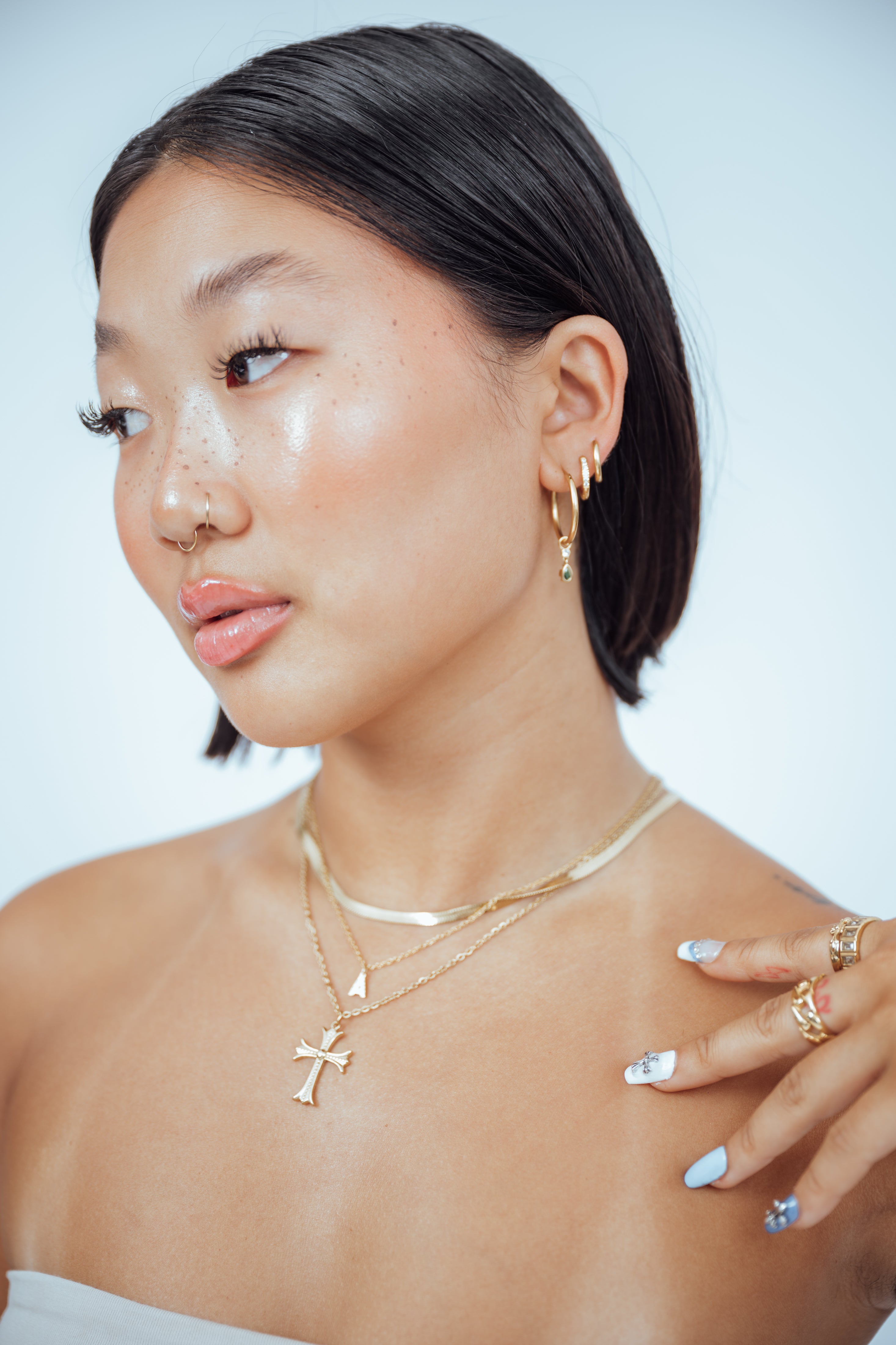 Green Tear Drop Charm