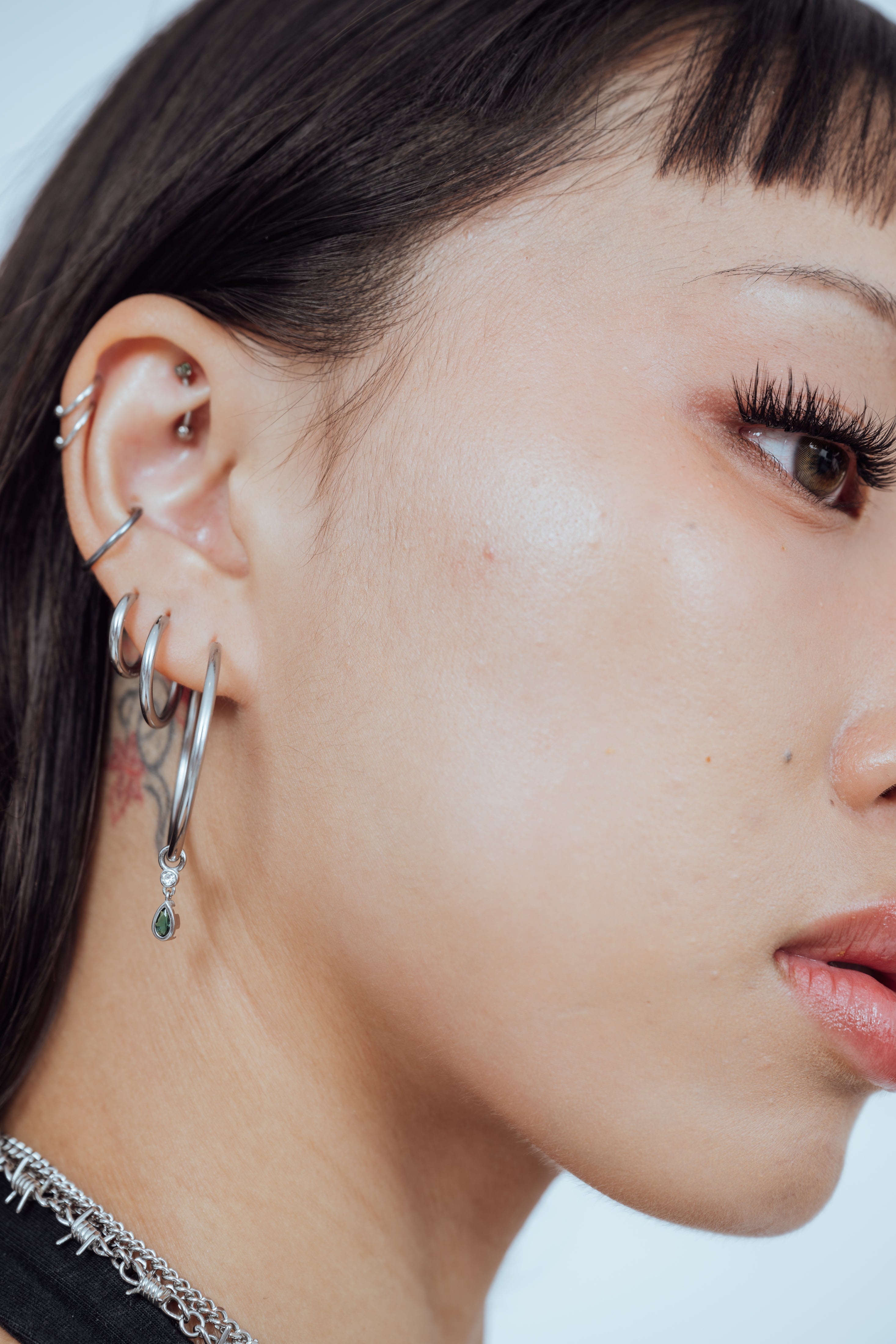 Green Tear Drop Charm