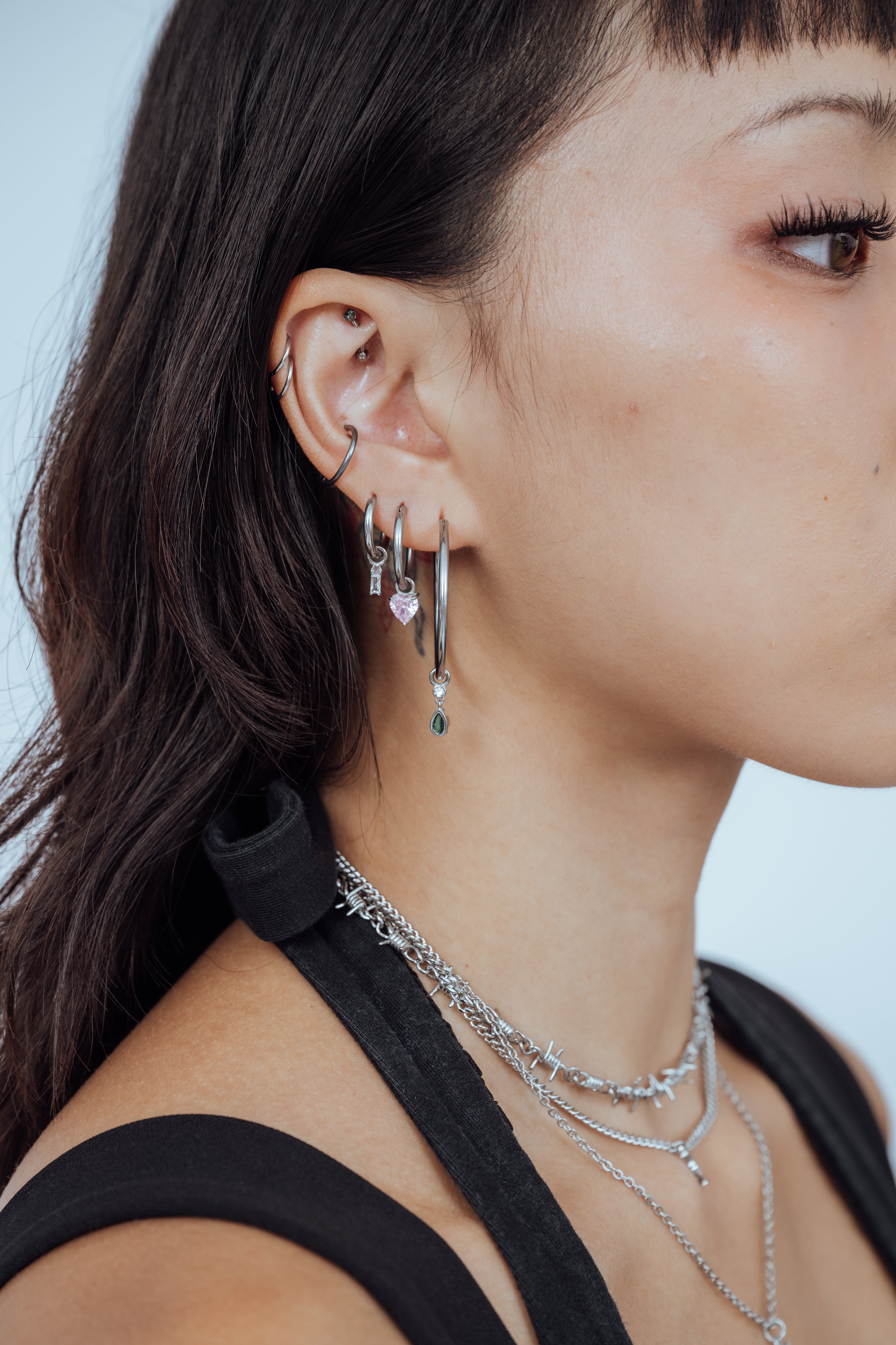 Green Tear Drop Charm