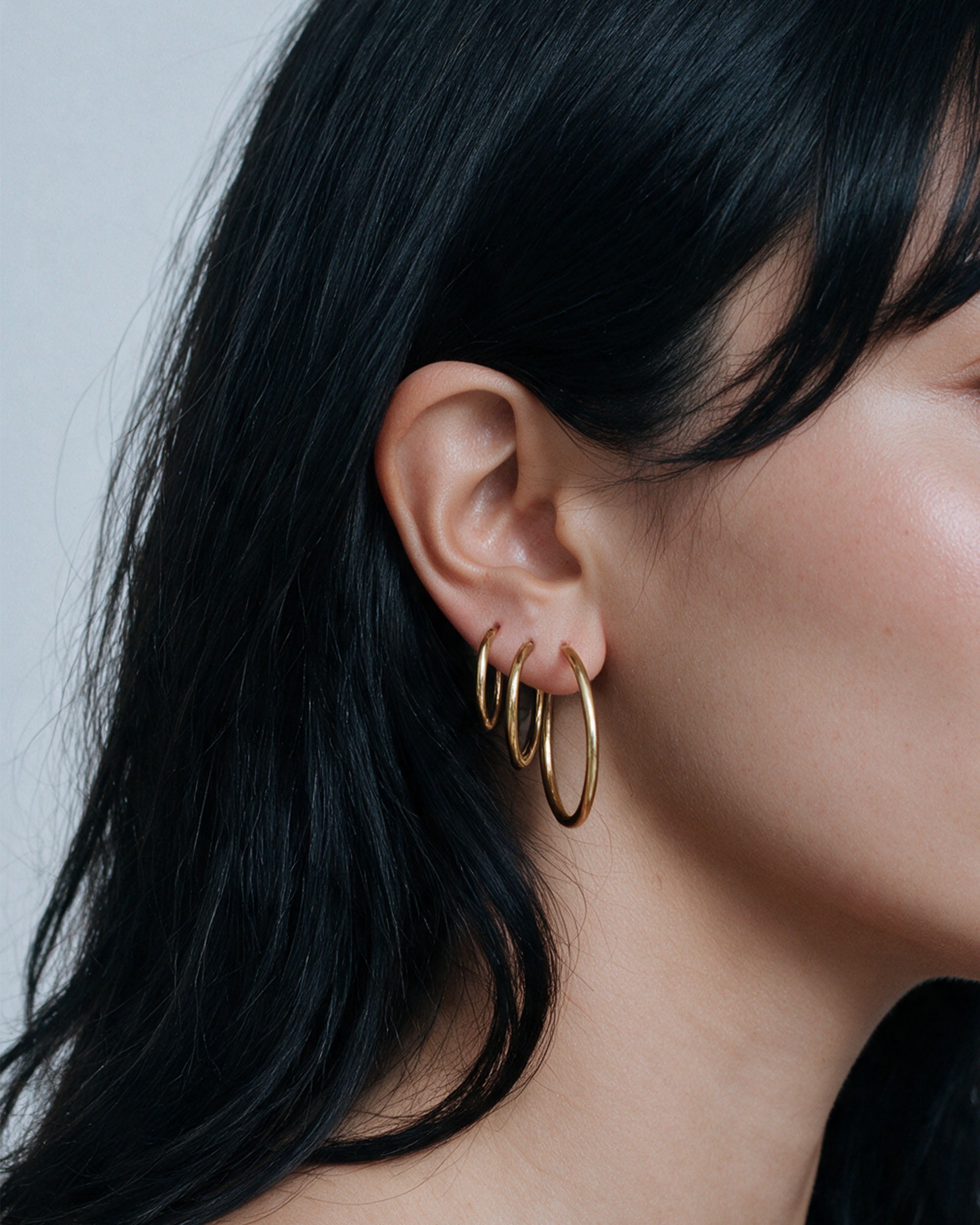 Triple Hoops Set — Large
