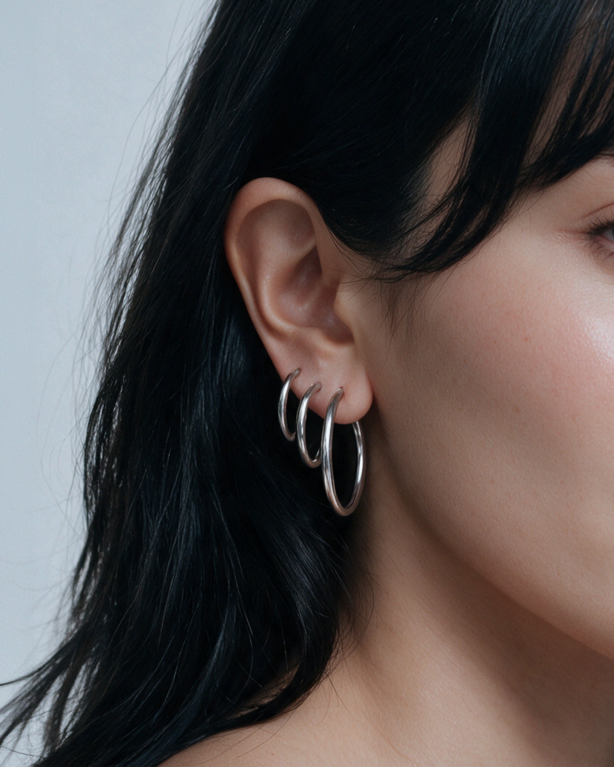 Triple Hoops Set — Large