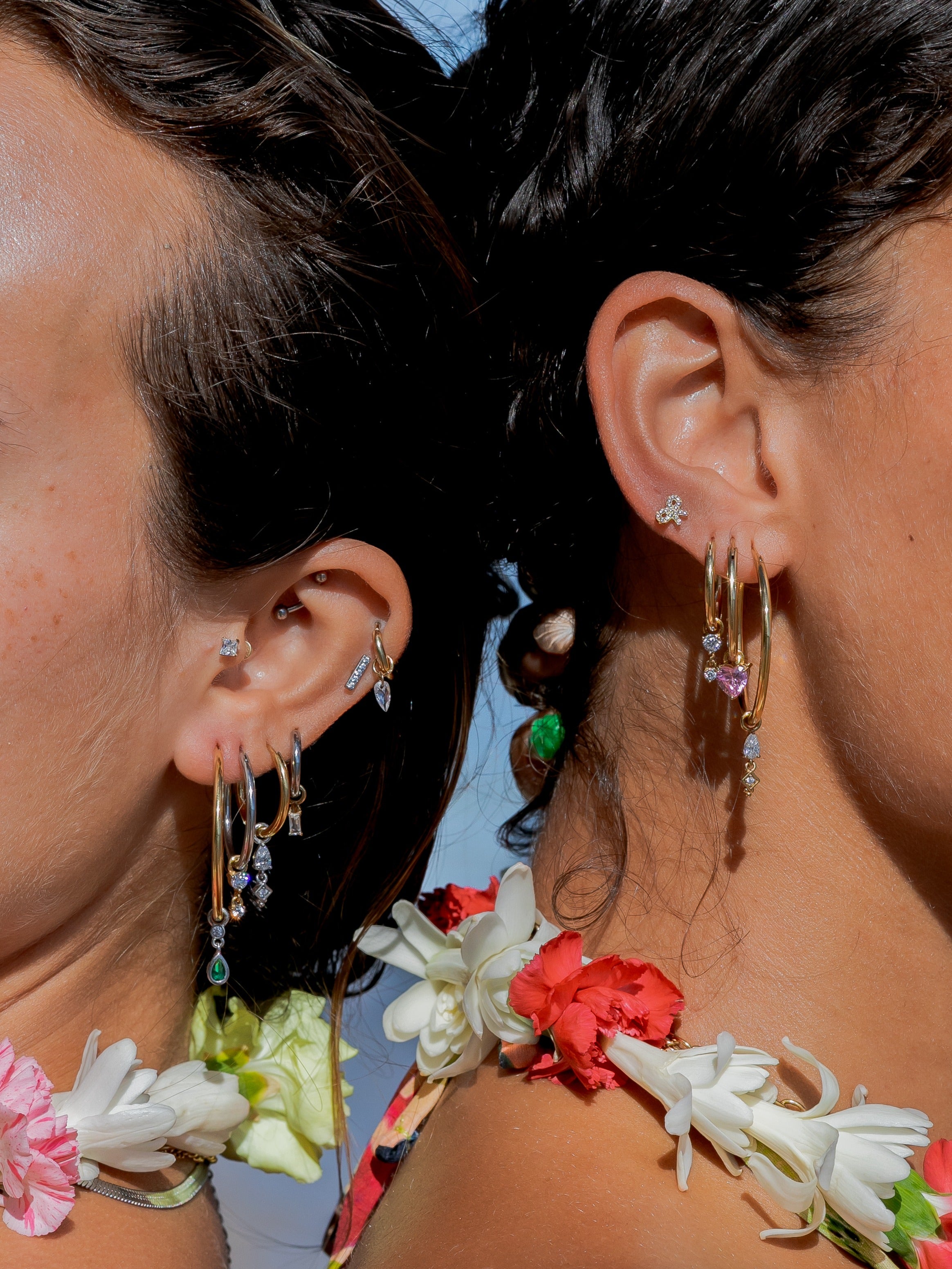 Icy Bar Flatback Stud