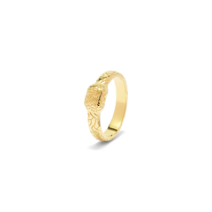 Plum Blossom Happiness Band Ring