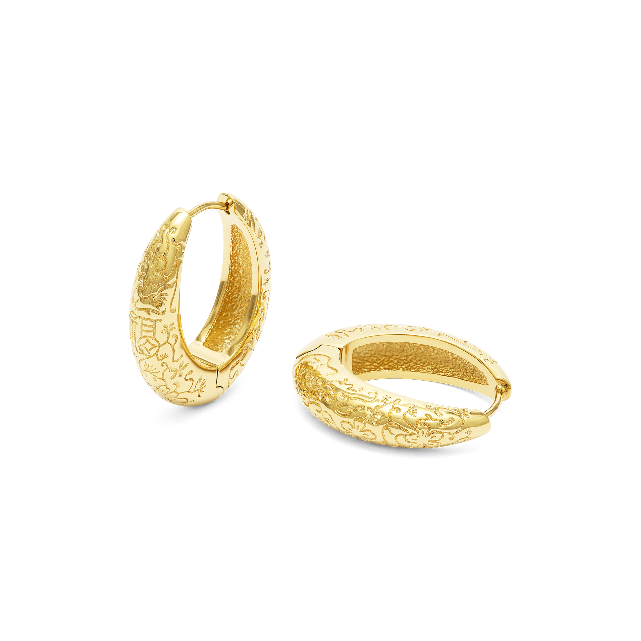 
Plum Blossom Happiness Drop Earring