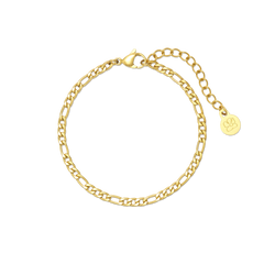 Figaro Chain Bracelet (6in + 1.5in)