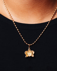 
Orchid Flower Necklace