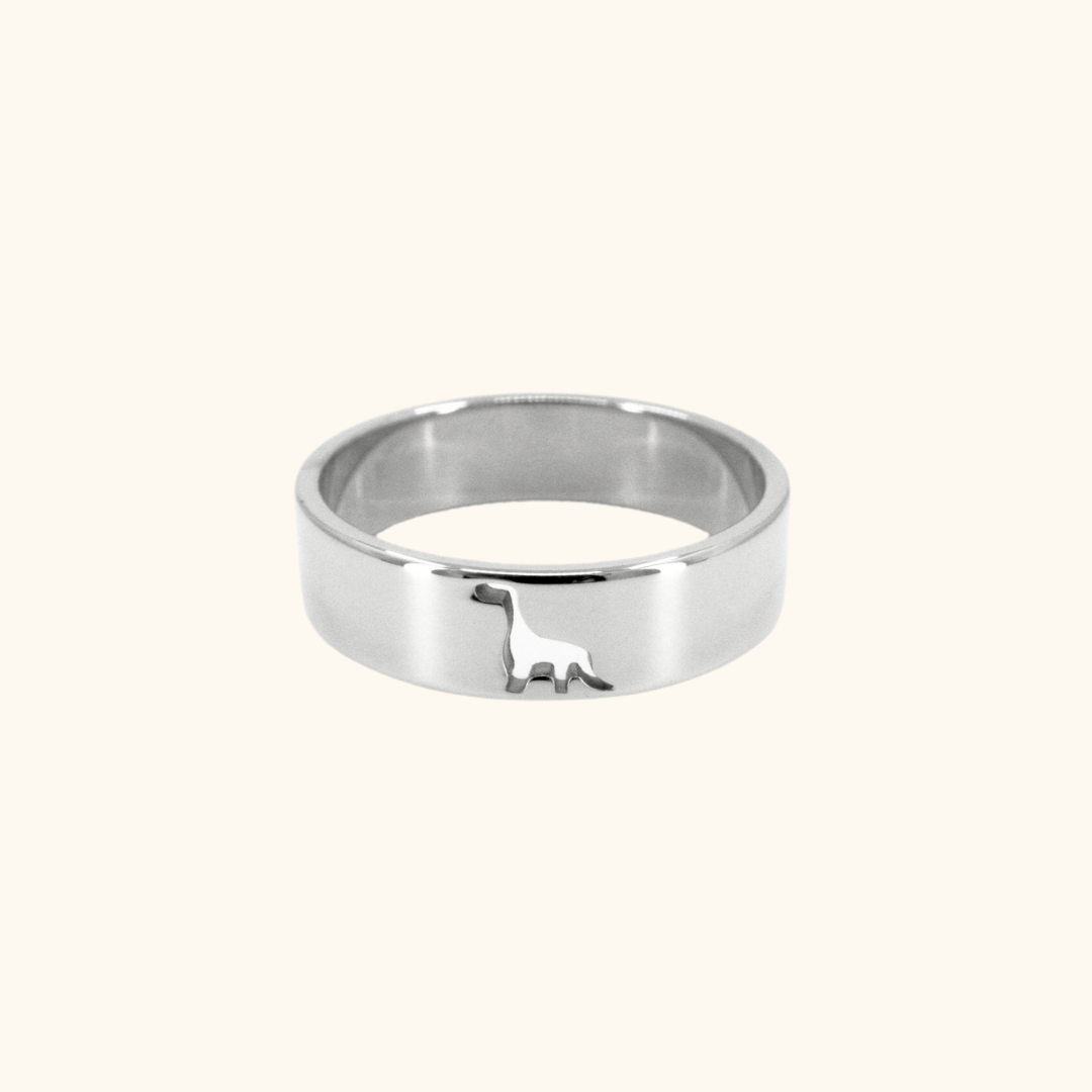 Dinosaur Couple Ring single Stay Golden HI Jewelry