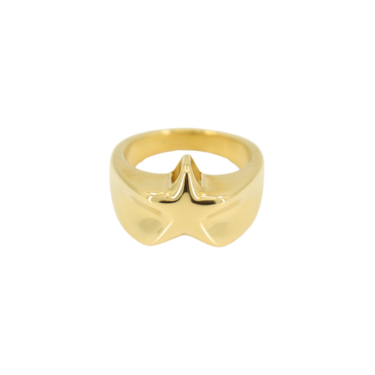 Chunky Star Puff Ring