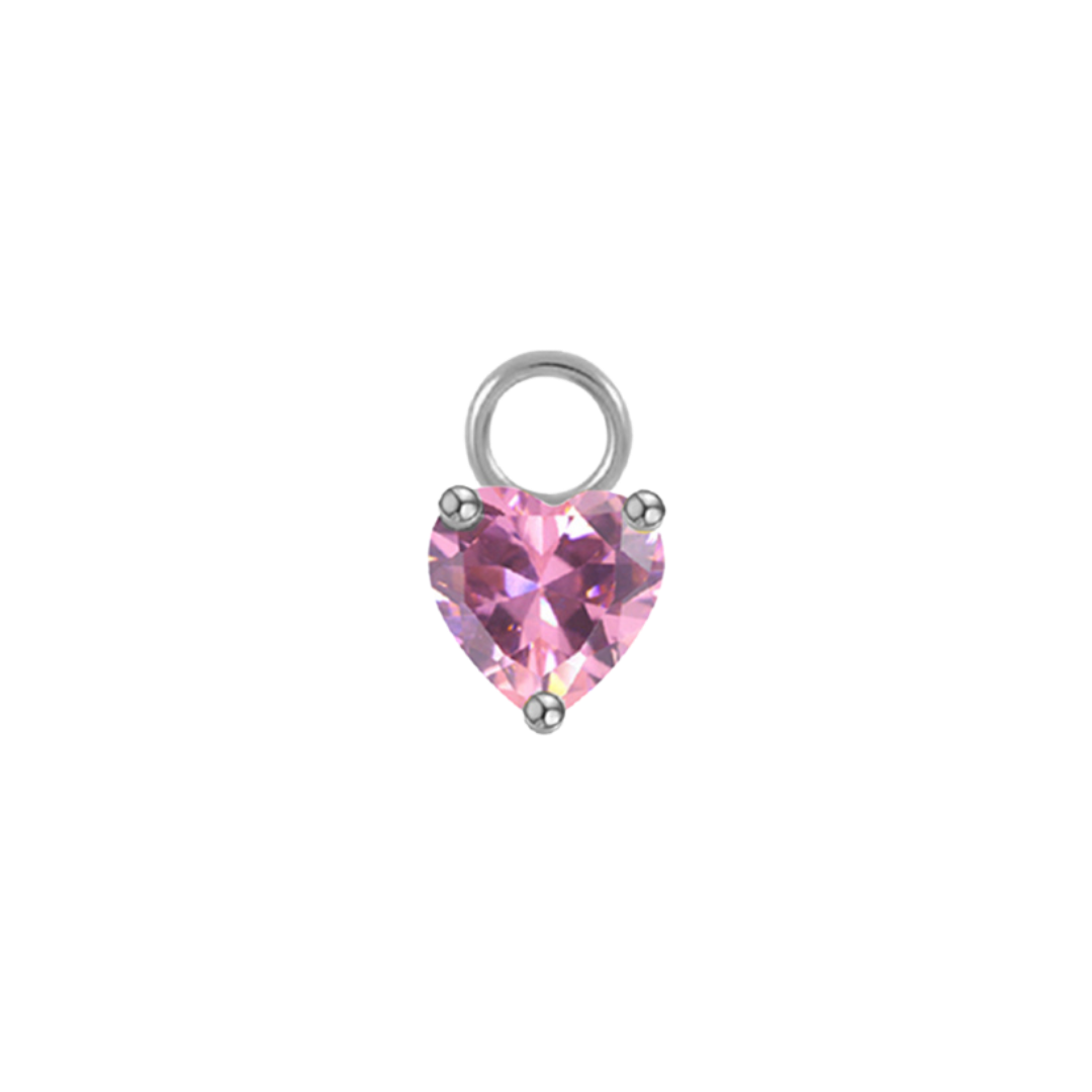 Pink Heart Charm