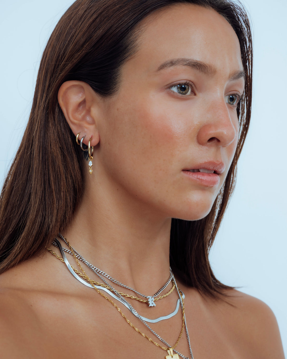 
Icy Tear Drop Earring Charm
