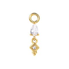 
Icy Tear Drop Earring Charm