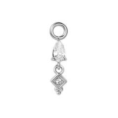 
Icy Tear Drop Earring Charm