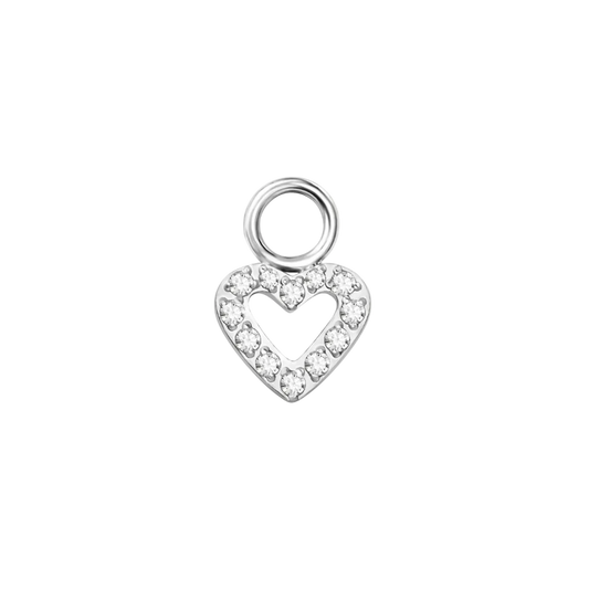 
Icy Heart Earring Charm