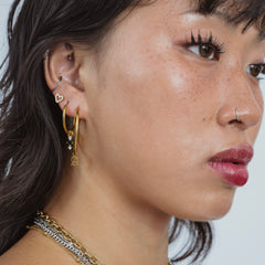 
Old English Initial Earring Charm