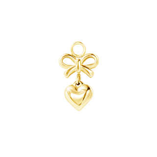Ribbon Heart Charm