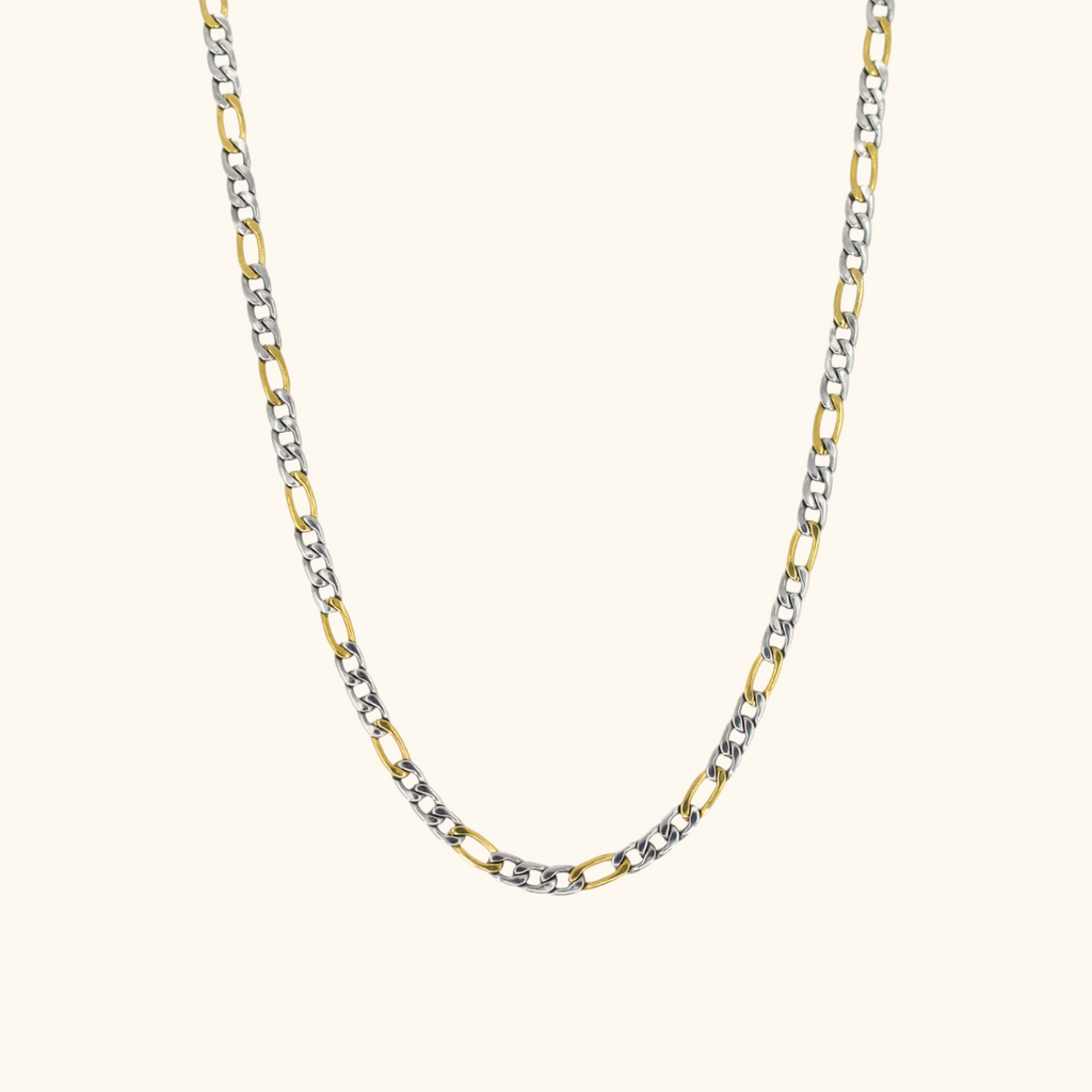 BELIEVER JEWELRY 14k 2.0mm Figaro Chain Men's 7.2mm Figaro Chain