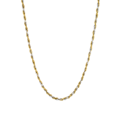
Two Tone Rope Chain Necklace