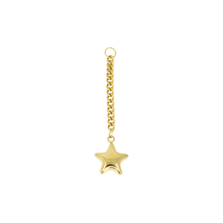 Puffy Star Chain Charm