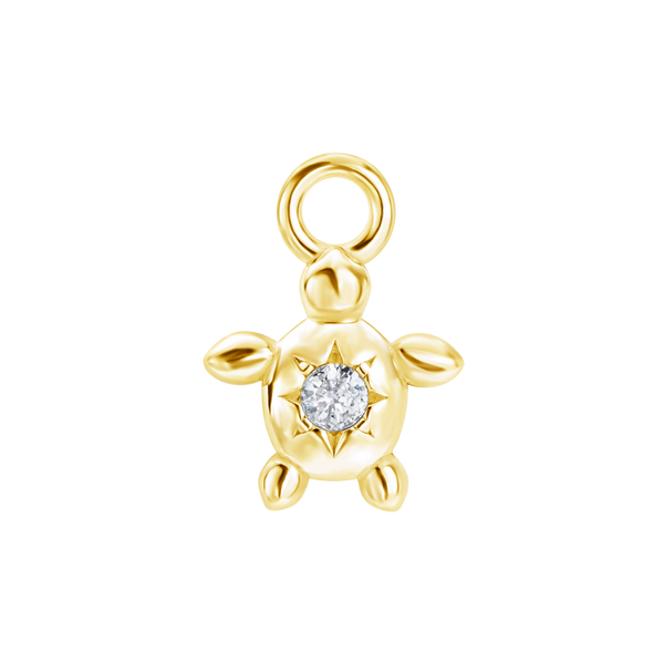 Sunrise Turtle Earring Charm