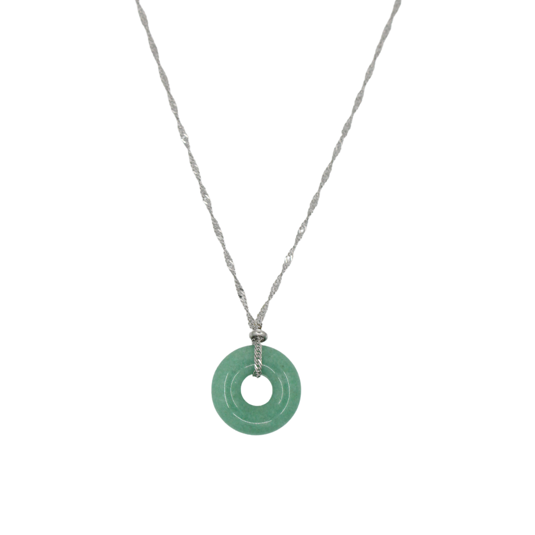 Jade Coin Necklace