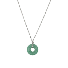 
Jade Coin Necklace