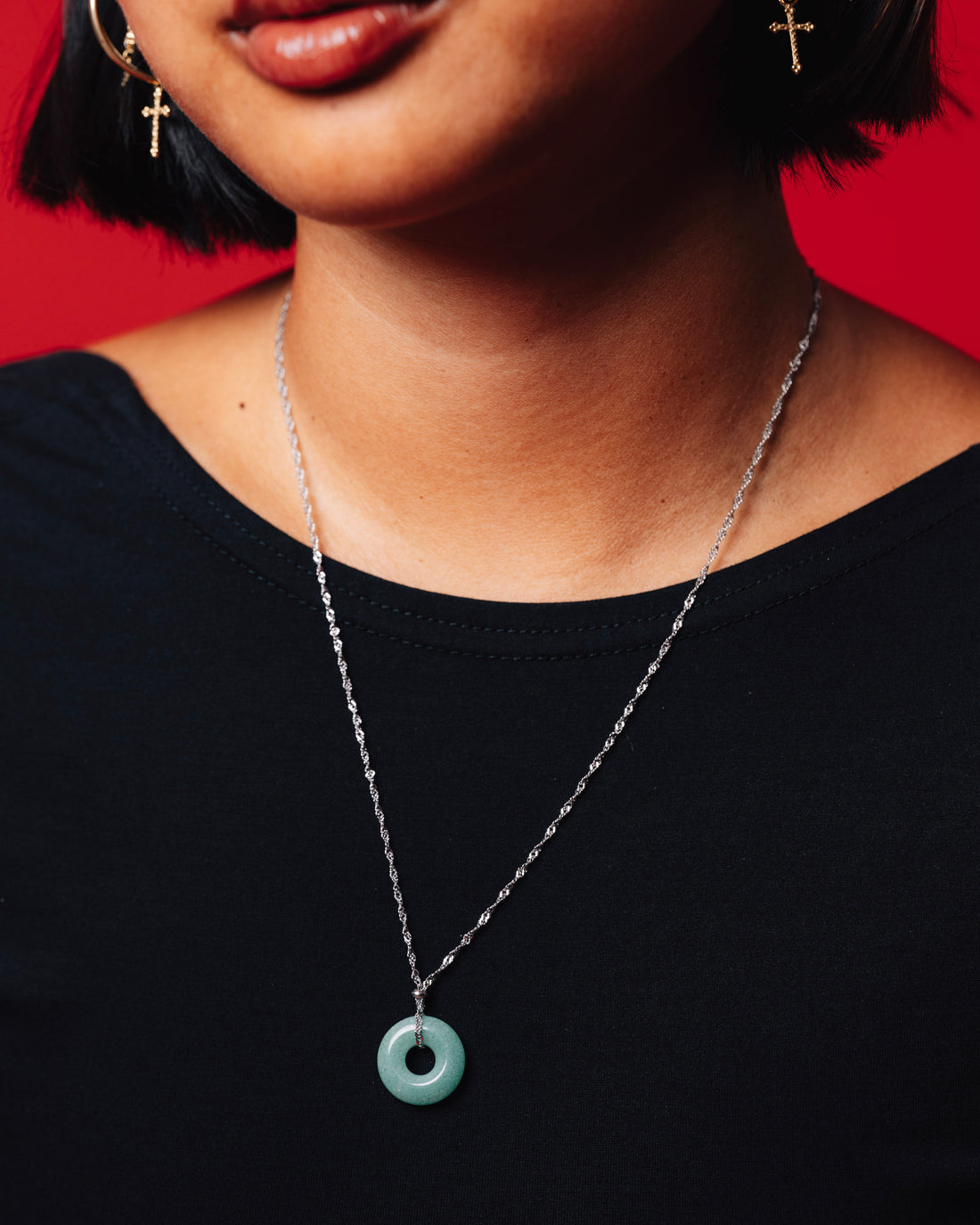 
Jade Coin Necklace